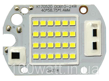 Світлодіодна матриця SMD +IC драйвер 30 W, 220 V з вбудованим блоком живлення K190531 52364 (40х58.75 мм) STS987