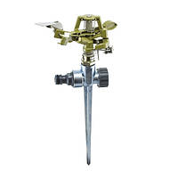 Дощуватель  зрошувач імпульсний для газону металевий YM 8105D