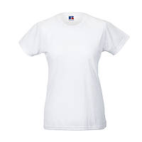 Футболка женская приталенная Russell Ladies Slim Tee White Женские футболки Футболки женские Футболки оптом