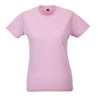 Футболка женская приталенная Russell Ladies Slim Tee Candy Pink Женские футболки Футболки женские Футболки