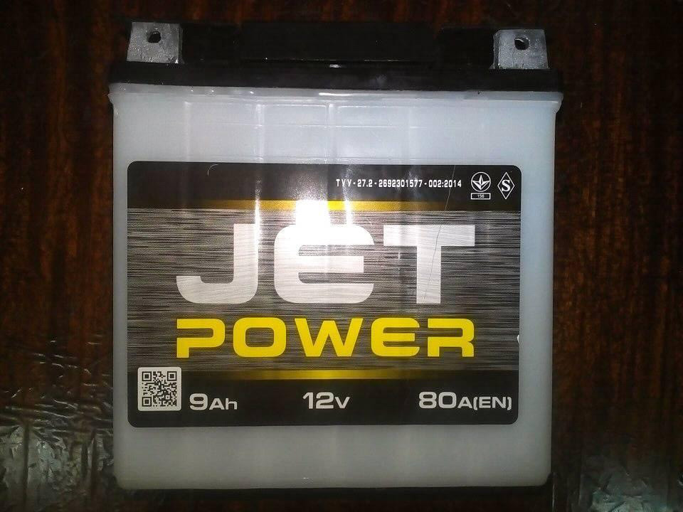 Акумулятор Мото JET 12v POWER 9A