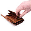 Жіночий гаманець шкіряний коричневий Eminsa 2056-12-2, фото 6
