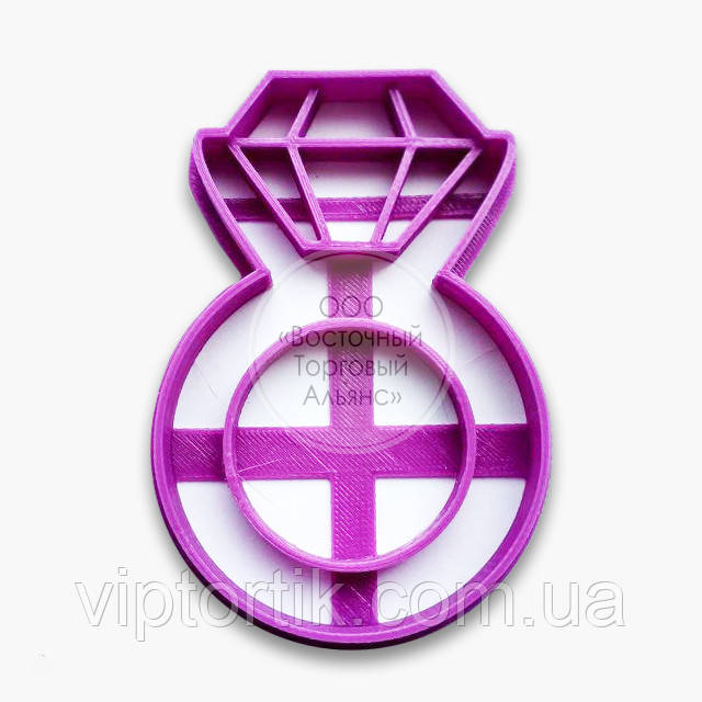 3D-форми для пряників — Вирубка "Колечко" 8,5 см