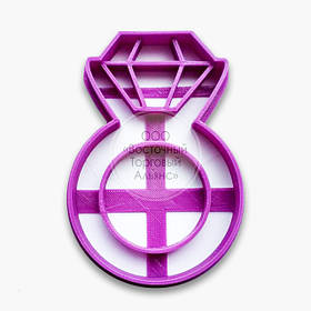 3D-форми для пряників — Вирубка "Колечко" 8,5 см