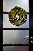 Вінок новорічний прикрашений 0422G, фото 3