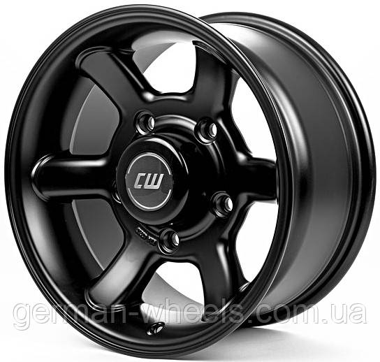 Диски Borbet CW колір Black Matt параметри 8J x 16" 5 x 165.1 ET 5