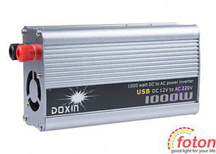 Інвертор автомобільний Power Inverter 1000W with USB