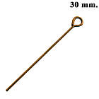 Піни Булавки 30 мм, Колір Бронза, Штифт-шпилька, Рукоділля, Фурнітура для Біжутерії, Намистин, фото 3