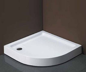 Душовий напівкруглий акриловий піддон Primera Frame 90х90 STQ2090
