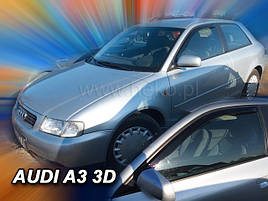 Дефлектори вікон (вітровики) AUDI A3 - 3d 1997-2003 (HEKO)