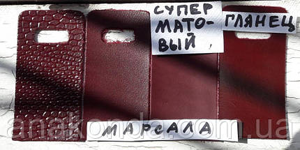 242 Сумка-шопер жіноча натуральна шкіра, марсала, фото 5