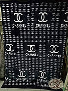 Плед з флісу Шанелька чорна, фото 2