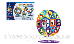 Магнітний конструктор дитячий Miracle Колесо огляду 108 деталей, алфавіт і цифри