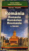 Карта авто туриста Румунія масштаб 1:700 000