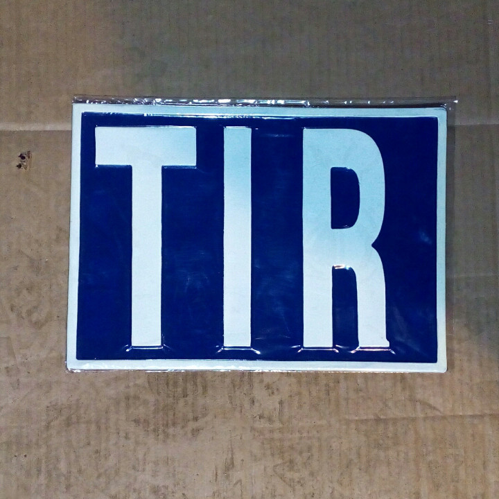 Знак TIR, не складной - фото 1 - id-p693976593