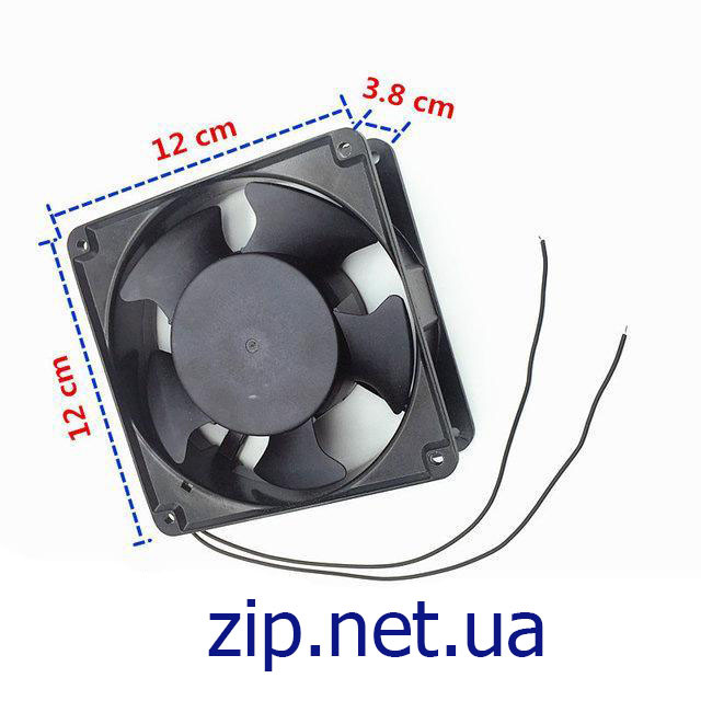 Вентилятор 120*120*38 мм. 220 v Китай