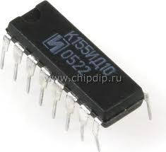 К155ИД10 (SN74145N) дешифратор на 3 входи та 8 виходів для управління шкалою із зсувом однієї точки