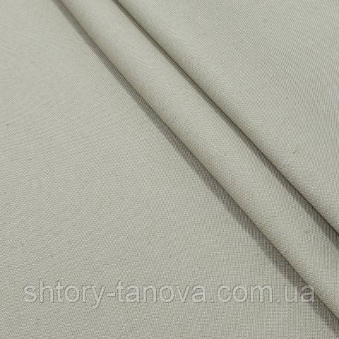 Декоративна тканина для штор, однотонний, бежево-сірий, фото 1