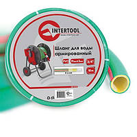 Шланг для води 4-шаровий 3/4", 10м, армований, PVC Intertool GE-4121