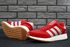 Чоловічі кросівки AD Iniki Runner Boost Mystery Red. ТОП Репліка ААА класу., фото 2