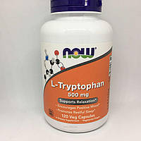 L-Tryptophan 500 мг NOW, 120 капсул