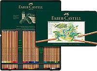 Набор пастельных карандашей Faber-Castell PITT PASTEL 60 цветов в металлической коробке, 112160