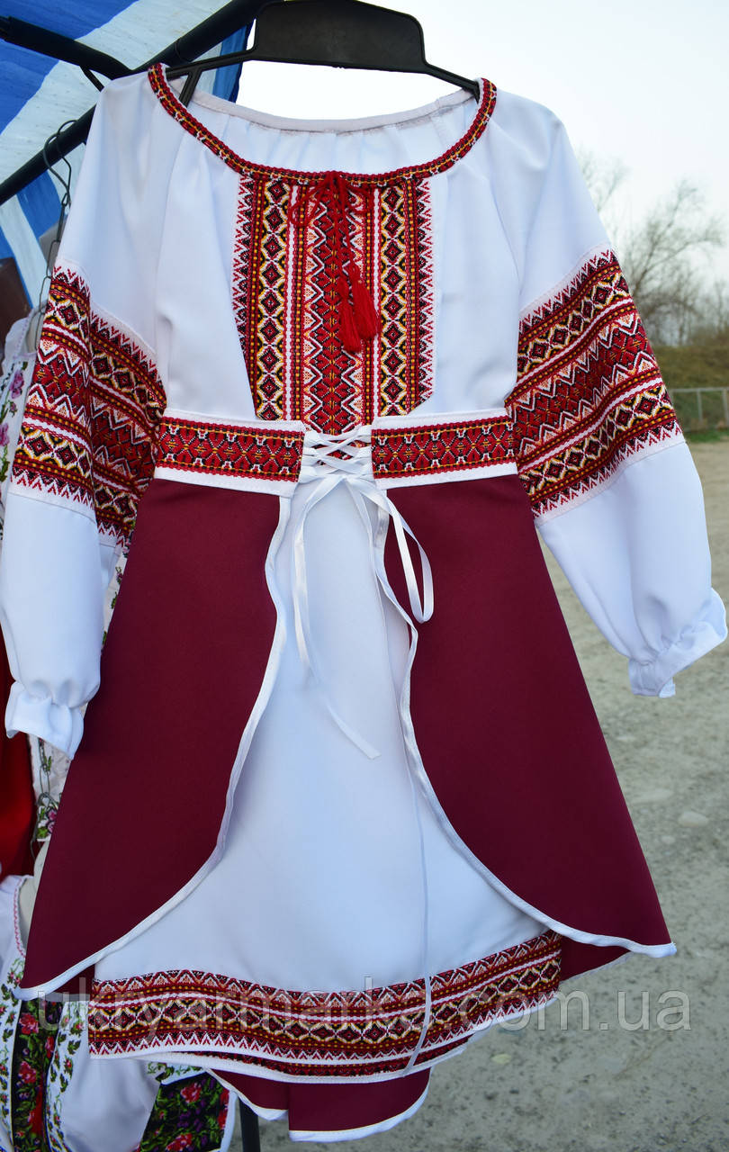 Комплект для дівчинки "Даринка"бордо