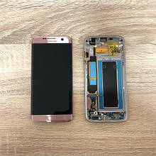 Дисплей Samsung S7 Egge SM-G935 Рожеве золото Pink Gold GH97-18533E оригінал!