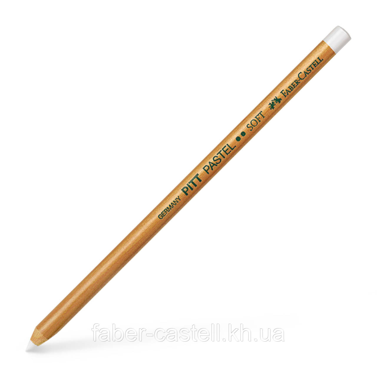 Пастельний олівець Faber-Castell Pitt Pastel, колір м'який білий (white soft) №101, 112111