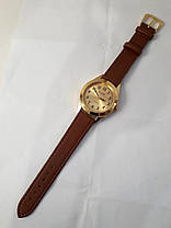 Годинник механічний наручний чоловічий, круглий, класичний, на ремені Luch Промен 126 Білорусь, фото 2