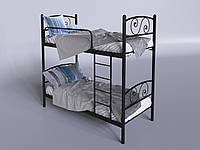 Кровать двухъярусная Виола TM Tenero 80х190, бордо, черное/серебро,черное/золото, черная медь, белое/серебро,