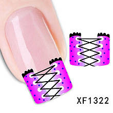 Наклейки для нігтів XF1322