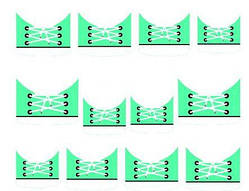 Наклейки для нігтів XF1323
