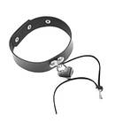 Чокер, ремінець із підвіскою серце та ключиком, фото 3