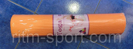 Килимок для йоги та фітнесу Yoga mat 6 мм, фото 2