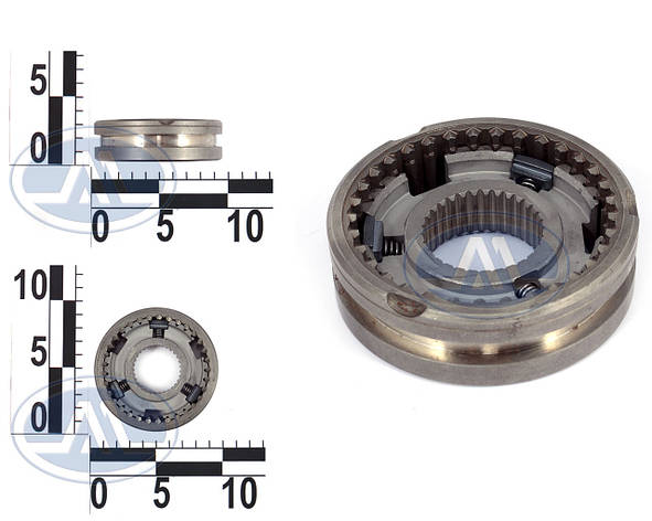 *Муфта синхронізатора КПП ВАЗ 2108-15, 3-4 передачі, в сб. (під вал 2112), фото 2