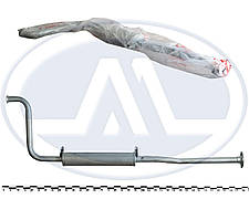 Резонатор ВАЗ 2110 карб. без каталізатора, закатаний важкий