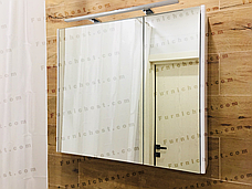Дзеркальна шафа для ванної кімнати Ельба Z-80 (без підсвічування) Юввис, фото 3