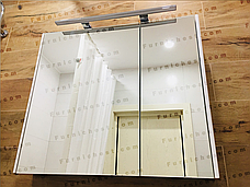 Дзеркальна шафа для ванної кімнати Ельба Z-80 (без підсвічування) Юввис, фото 2
