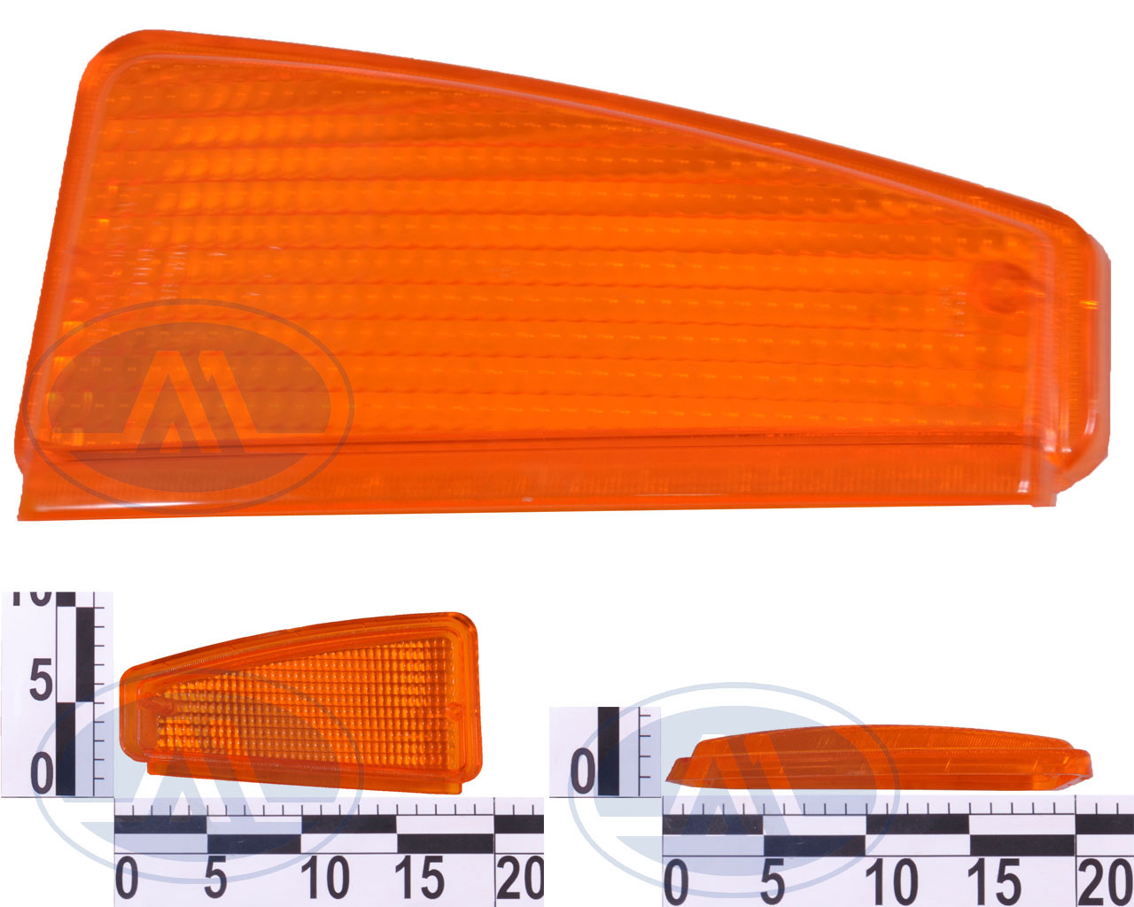 Розсіювач покажчика повороту ВАЗ 2108-099 прав. жовтий (4503.3726204-01)