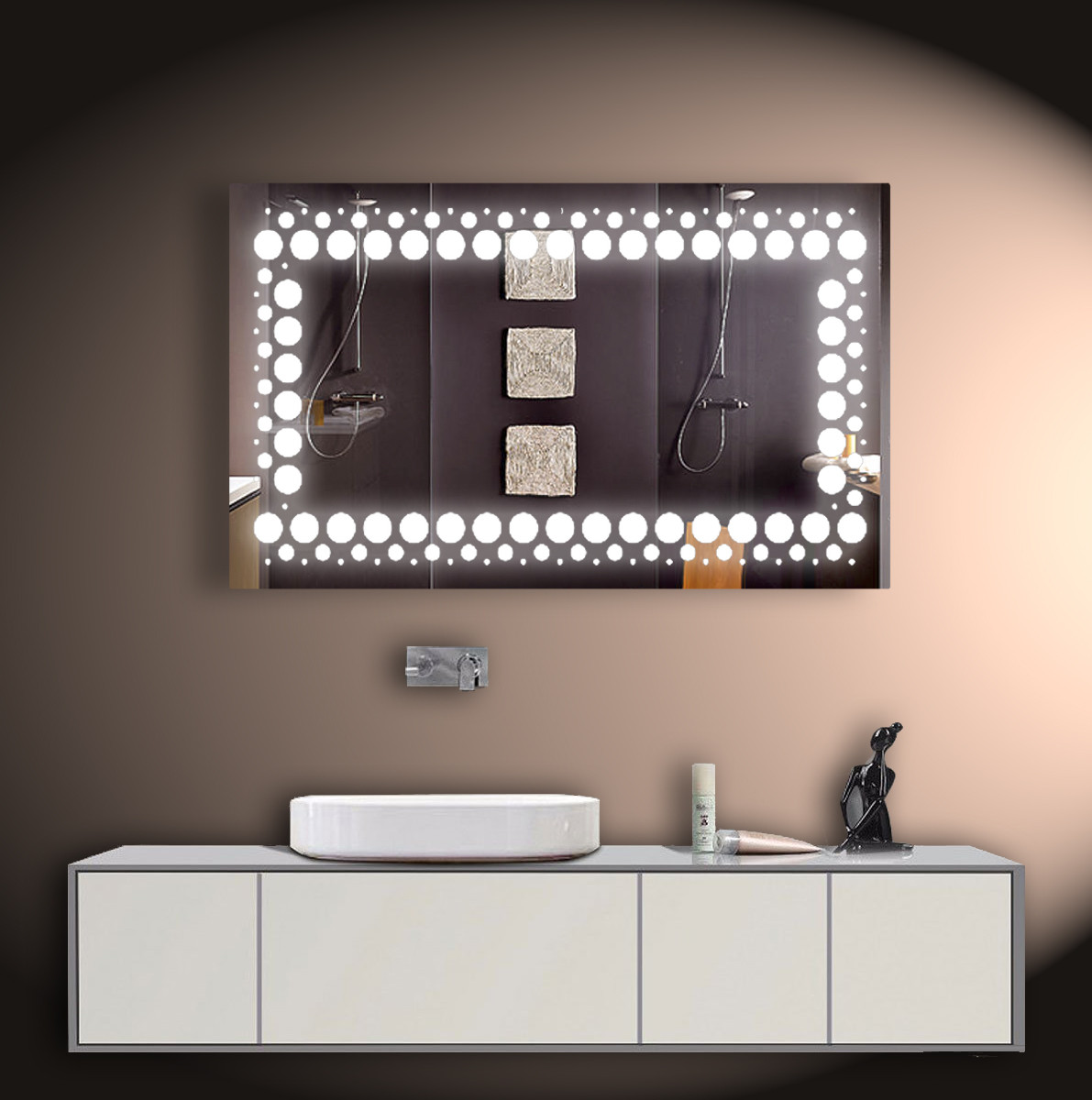 LED дзеркало ver-3045 980х600, дзеркало з підсвіткою