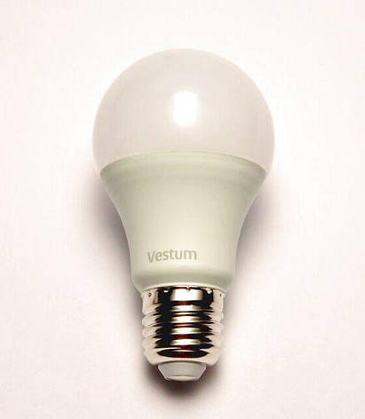 Лампа LED A60 12W 3000K 220V E27 Vestum, фото 2