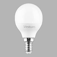 Лампа LED G45 6W 3000K 220V E14 Vestum
