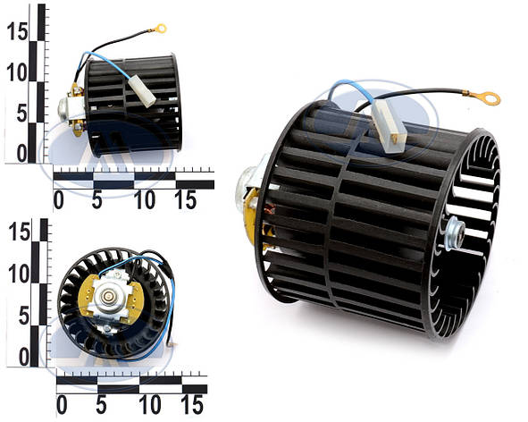 Електродвигун обігрівача ВАЗ 2108, ГАЗ 3110, 3302, 2217 з крильчаткою н/о, фото 1