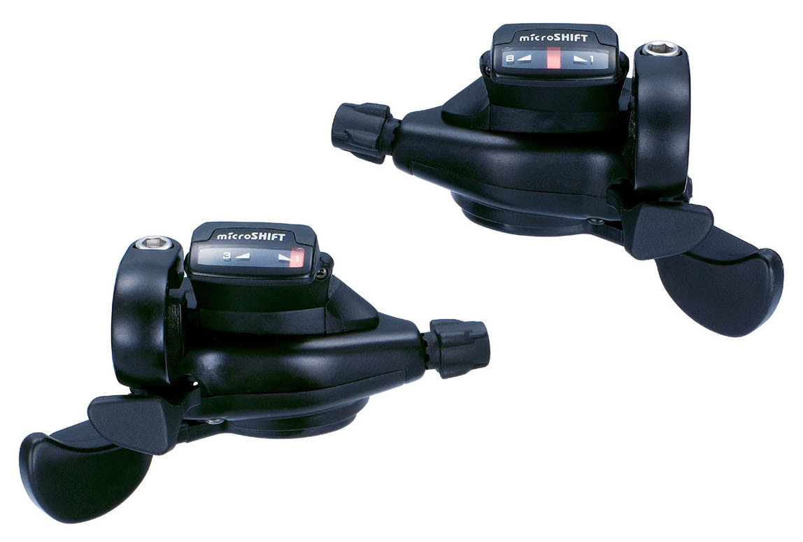 Перемикачі манетки MicroShift TS38 3х8 комплект