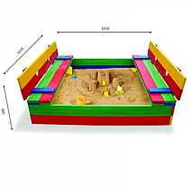 Дитяча пісочниця кольорова