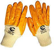 Перчатки рабочие на трикотажной основе с нитриловым покрытием. размер 10