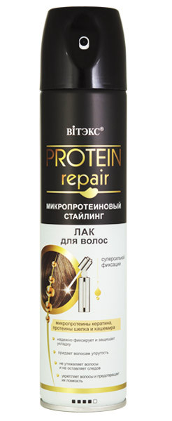 Лак для волос суперсильной фиксации Витэкс Protein Repair