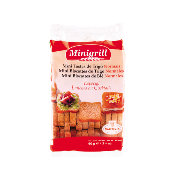 Тости Minigrill 90г пшеничні
