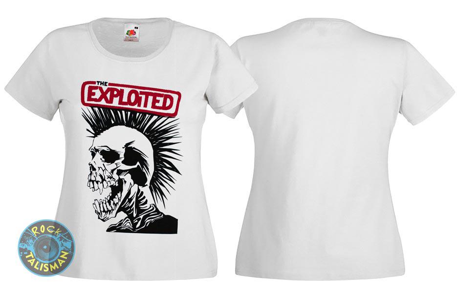 Футболка жіноча EXPLOITED Logo біла